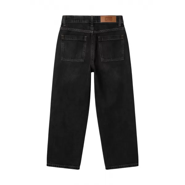  Chlapecké džíny URBAN CLASSICS UCK4461-00709 BLACK WASHED 