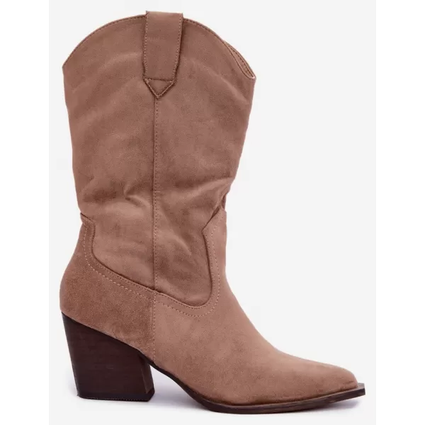  Dámské kovbojky BOTO D-207 BEIGE 