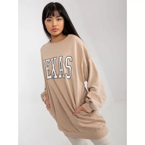  Dámská mikina EX MODA EM-BL-U719.82P BEIGE 