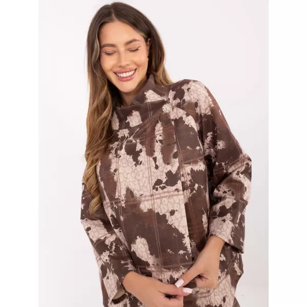  Dámská mikina ITALY MODA IT-BL-21613-3.85 KHAKI 
