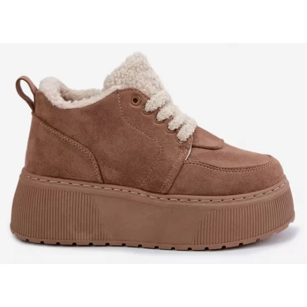  Dámské sněhule BOTO 25816 DARK BEIGE 