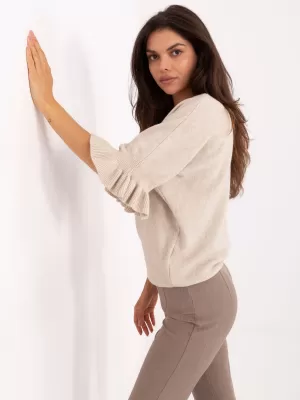 Dámský svetr ITALY MODA IT-SW-99244.65 BEIGE
