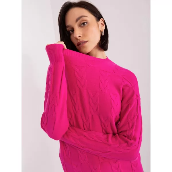 Dámský svetr WOOL FASHION ITALIA AT-SW-2340.10 FUCHSIA 