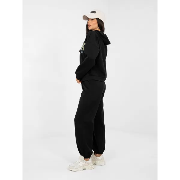  Dámská tepláková souprava RUE PARIS IT-KMPL-22181.29 BLACK 