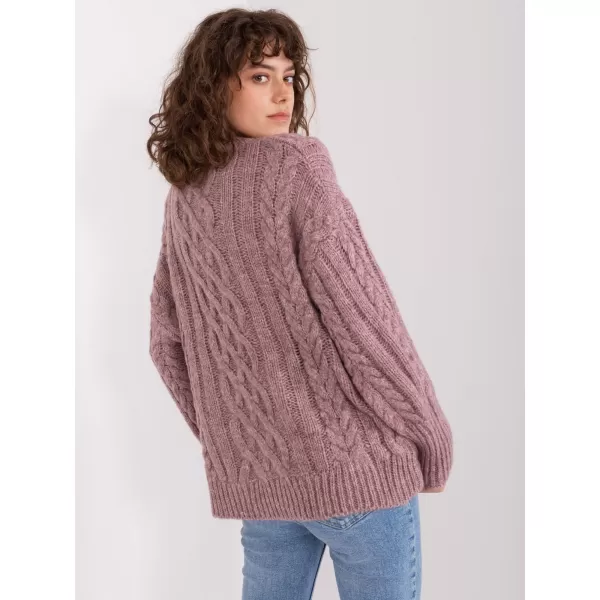  Dámský svetr WOOL FASHION ITALIA AT-SW-2363-2.30 VIOLET 