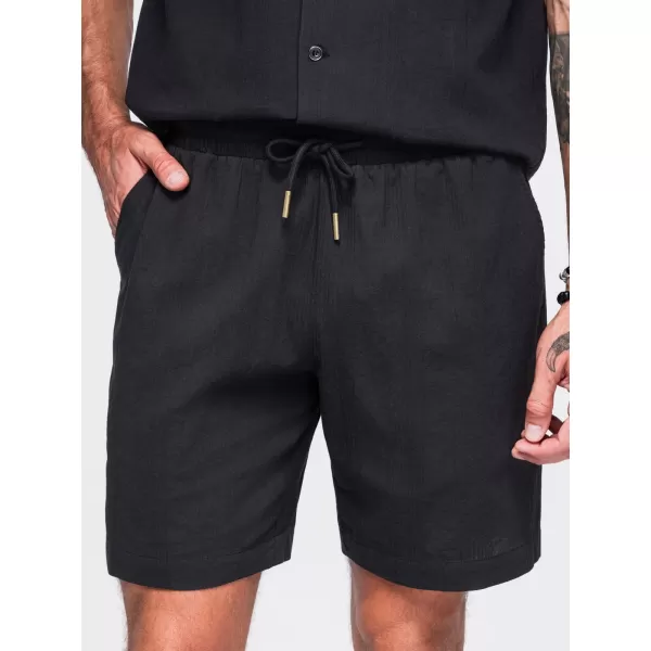  Pánské kraťasy OMBRE OM-SRCS-0209 BLACK 