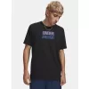 Pánské triko UNDER ARMOUR M BLOCK LOGO SS 6009250-001 ČERNÁ