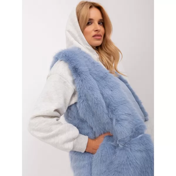  Dámská vesta WOOL FASHION ITALIA AT-KZ-2368.00P BLUE 