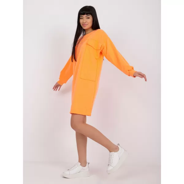  Dámské šaty EX MODA EM-SK-717.33X FLUO ORANGE 