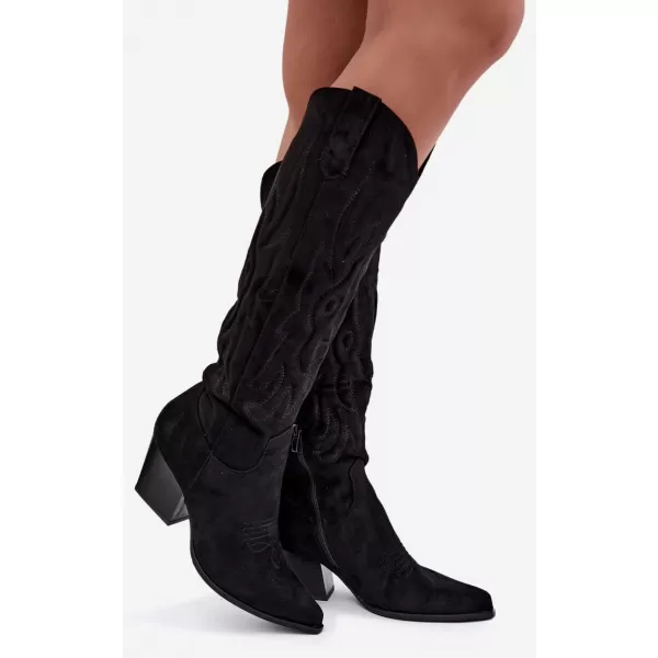  Dámské kozačky BOTO 9697A-1 BLACK 