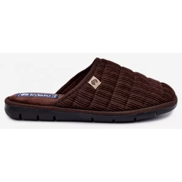  Pánské bačkory INBLU 91000034 BROWN 