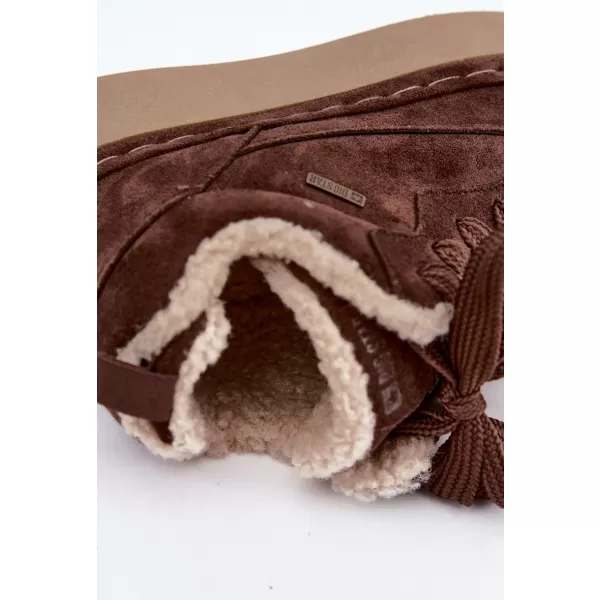  Dámské boty BIG STAR SHOES UU274188 BROWN/BEIGE SHADOWS 