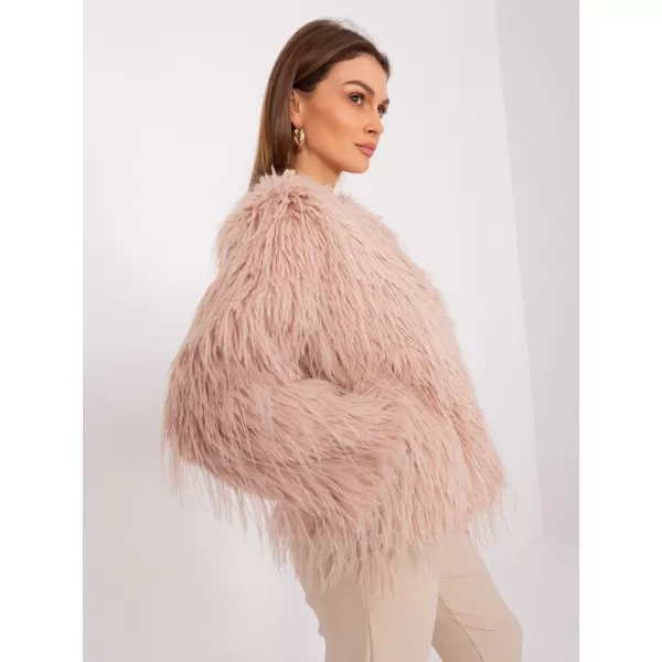 Dámská bunda WOOL FASHION ITALIA AT-KR-2359.96P GRAY-PINK 