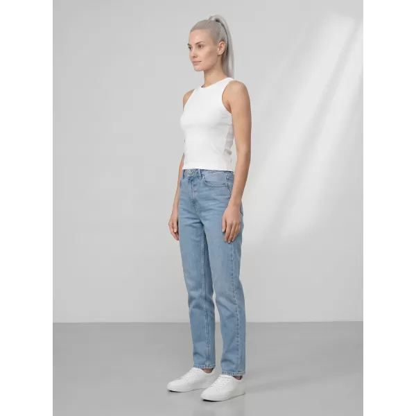  Dámské tílko 4F 4FWMM00TSLEF299 WHITE 
