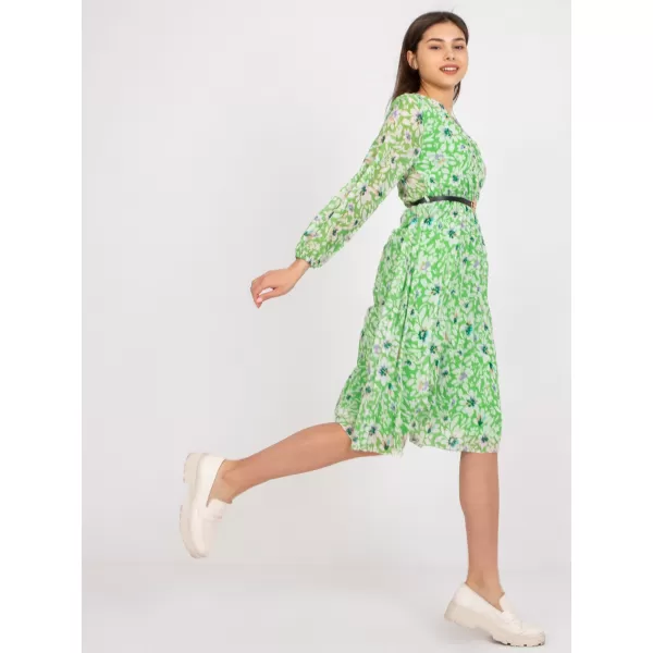  Dámské šaty ITALY MODA DHJ-SK-10536A-1.80 BRIGHT GREEN 