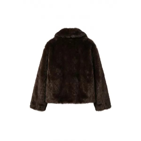  Dámská kožešinová bunda URBAN CLASSICS TB8120-00075 BROWN 