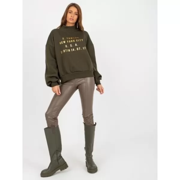  Dámská mikina EX MODA EM-BL-643.39X KHAKI 