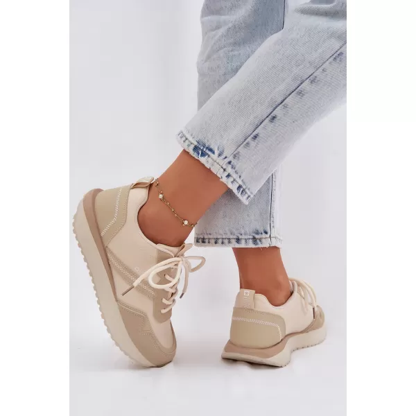  Dámské tenisky BIG STAR SHOES TT274278 BEIGE 