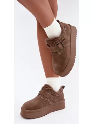 Dámské sněhule BIG STAR SHOES UU274318 BEIGE