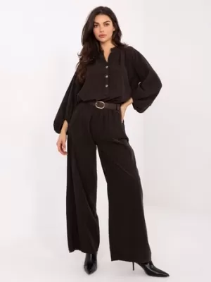 Dámské kalhoty ITALY MODA IT-SP-25782.73 DARK BROWN