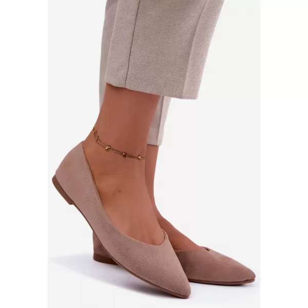  Dámské baleríny BOTO 5199 DARK BEIGE 