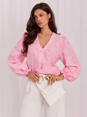 Dámská košile LAKERTA LK-KS-510266.87 BRIGHT PINK