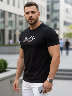 Pánské triko DSTREET ČERNÁ
