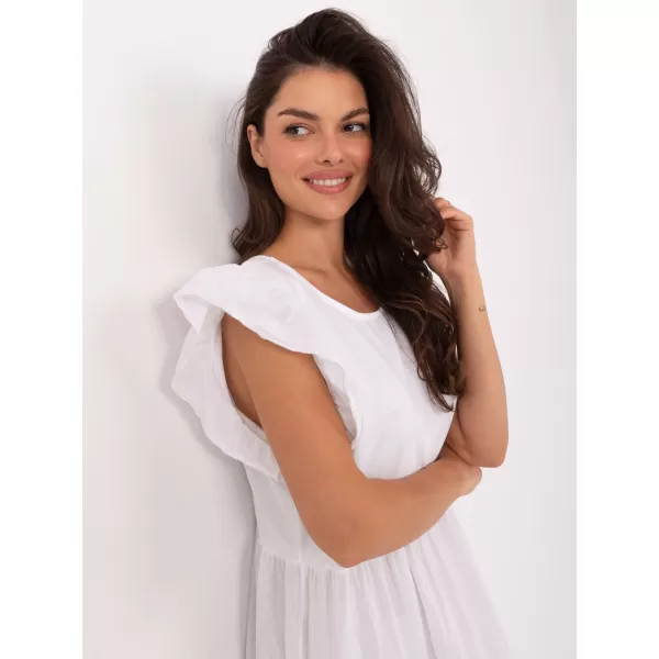  Dámské šaty OCH BELLA TW-SK-BI-6-2172.96 WHITE 