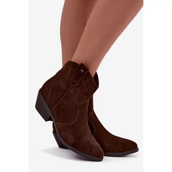  Dámské kotníkové boty BIG STAR SHOES SS274463 HNĚDÁ 