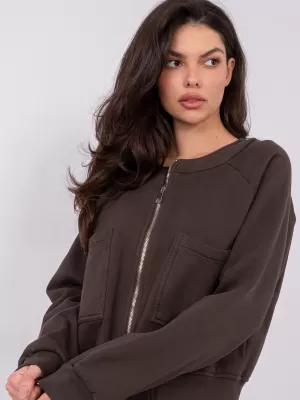 Dámská mikina FACTORY PRICE WT-BL-A1452.99 DARK BROWN