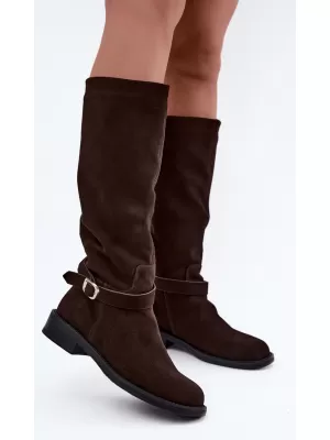 Dámské kozačky VINCEZA 89168 BROWN
