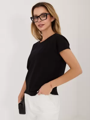 Dámská halenka RUE PARIS RV-BZ-8837.67 BLACK