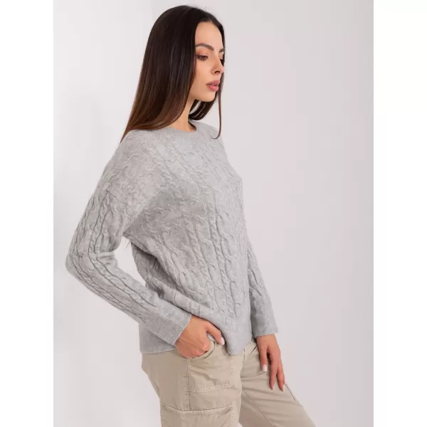  Dámský svetr WOOL FASHION ITALIA AT-SW-2335-1.68P GRAY 