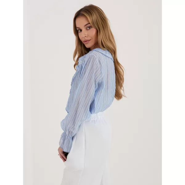  Dámská halenka ITALY MODA IT-BZ-25096.84 LIGHT BLUE 