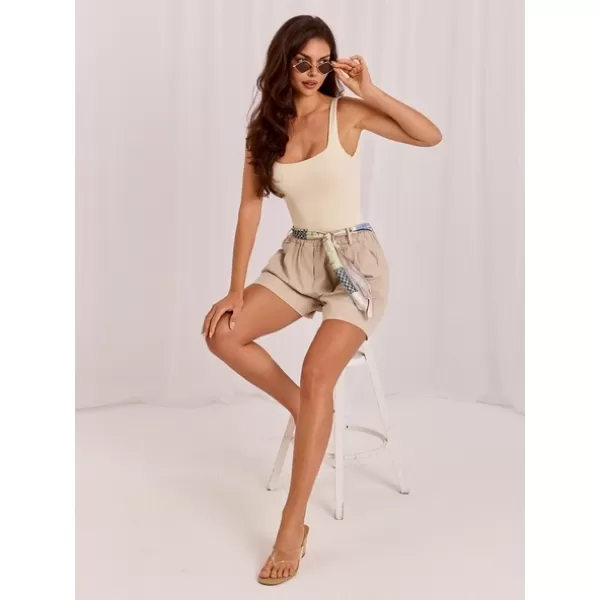  Dámské kraťasy ITALY MODA IT-SN-FL10552SPL-1.47 BEIGE 