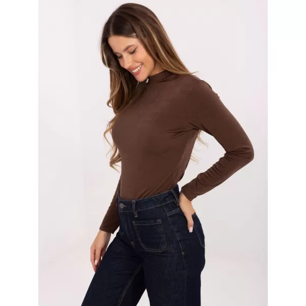  Dámská halenka RUE PARIS IT-BZ-15368.03 BROWN 