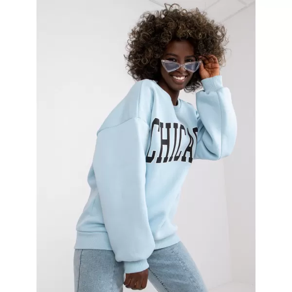  Dámská mikina EX MODA EM-BL-617-C.29X LIGHT BLUE 