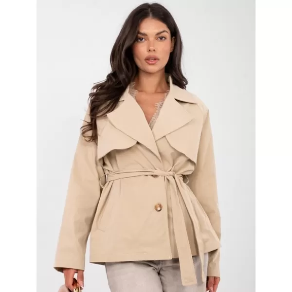 Dámský kabát RUE PARIS IT-PL-FL10069.65 CAMEL 