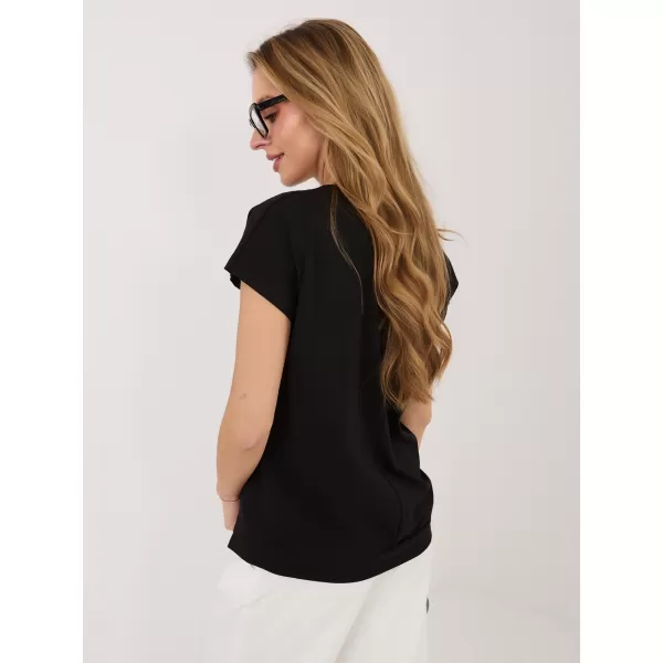  Dámská halenka RUE PARIS RV-BZ-8837.67 BLACK 