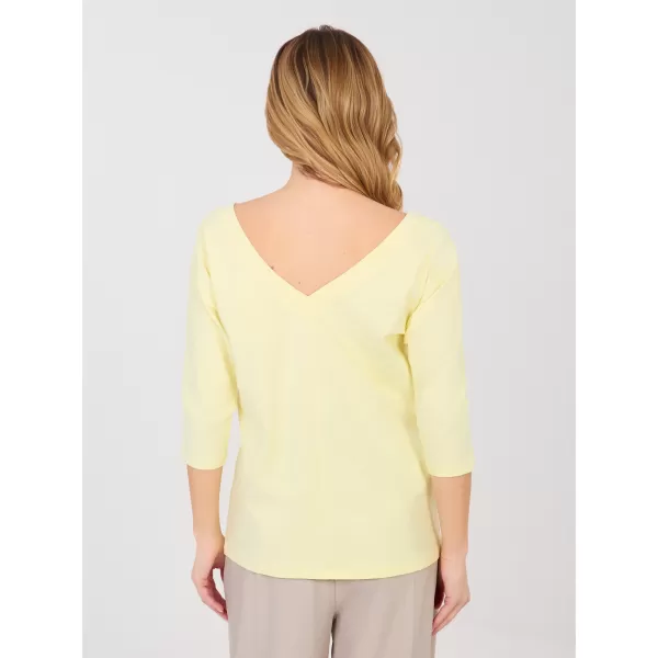  Dámské triko RUE PARIS RV-BZ-A1189.24 BRIGHT YELLOW 