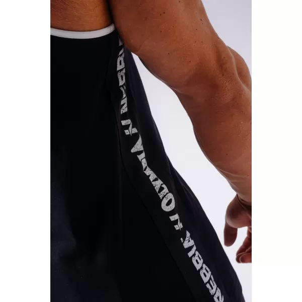  Pánské tílka NEBBIA OLYMPIA MUSCLE BACK STRINGER 948 BLACK 