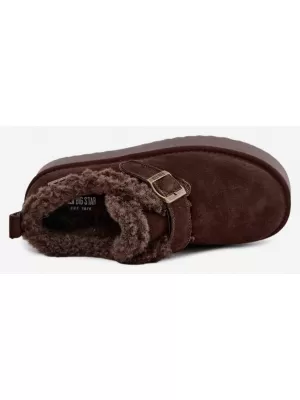 Dámské sněhule BIG STAR SHOES UU274319 BROWN/BEIGE