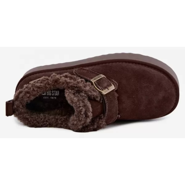  Dámské sněhule BIG STAR SHOES UU274319 BROWN/BEIGE 