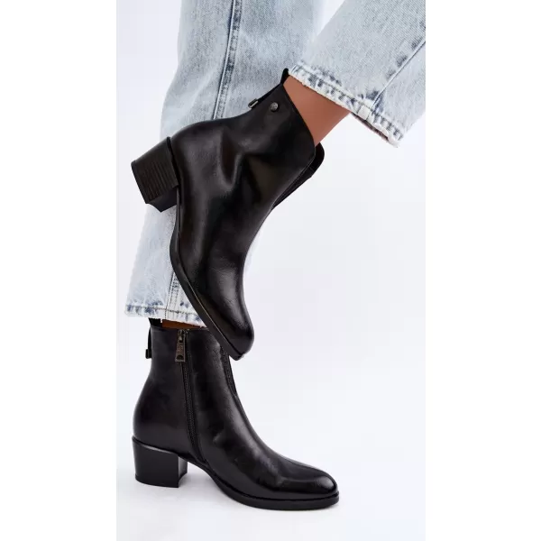  Dámské kotníkové boty VINCEZA 58654 BLACK 
