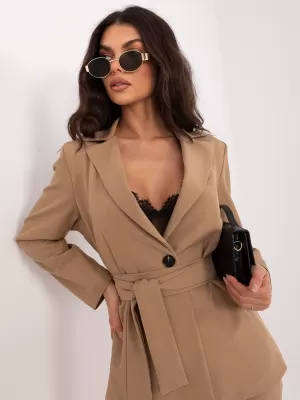 Dámský komplet ITALY MODA MI-KMPL-A2943.85 CAMEL