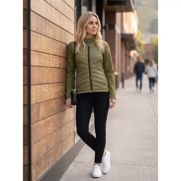  Dámská hybridní bunda MALFINI PREMIUM CROSS 556 AVOCADO GREEN 