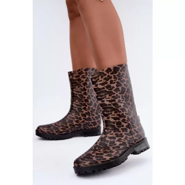  Dámské holínky BOTO DC41 LEOPARD PRINT 
