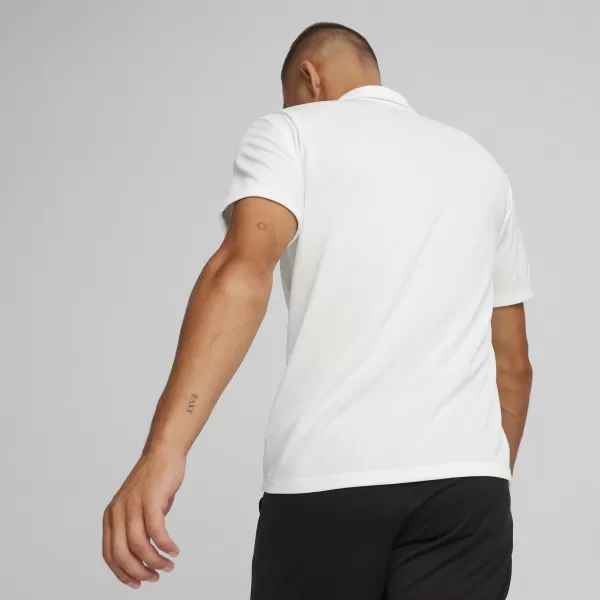  Pánské triko s límečkem PUMA TEAMGOAL POLO 658771-04 PUMA WHITE/BLACK/FEATHERGRAY 