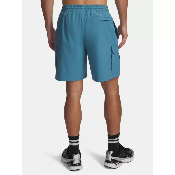  Pánské kraťasy UNDER ARMOUR VIBE WOVEN CARGO SHORT 1386560-466 MODRÁ 