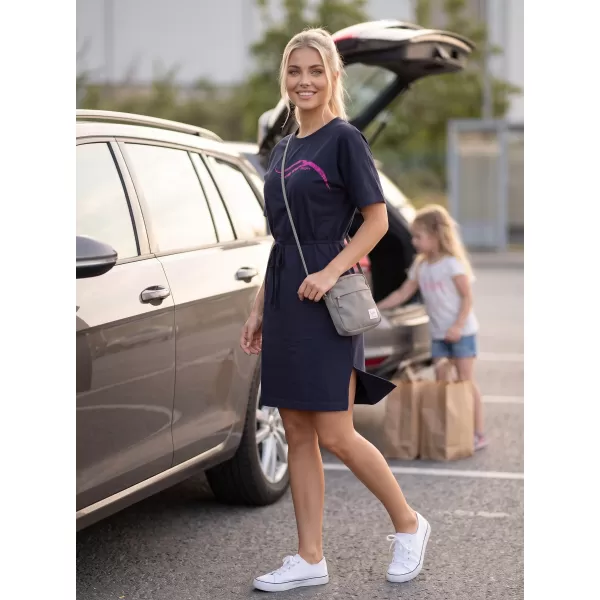  Dámské šaty ALTISPORT ALW001816 NÁMOŘNÍ MODRÁ 